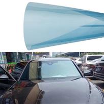 75cmX300cm Nano Keramikos VLT 78% Automobilio Priekinio Stiklo Tonavimo Plėvelės, UV99% IRR95% Šviesiai Mėlynos Saulės Priekinio Galinio Stiklo Plėvelės Atspalviai 75x300cm