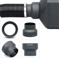 Autonominio šildytuvo oro išėjimo jungtis Dyzelinio šildytuvo išmetimo vamzdžio jungtis 75mm į 60mm Autonominio šildytuvo išmetimo vamzdžio ortakių gofruotos jungtys United States