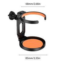 Multifunctional Car Cup Holder Cup Stand Bracket for Air Vent Universal Auto Drink Rack Stand for Water Bottles for Car interior oranžinė