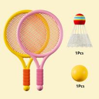 Pakabinamas stalo teniso treniruoklis su rakete mini badmintono teniso kamuoliu Interaktyvus tėvų ir vaikų žaidimas, uždaras lauko vaikų sportinis žaislas