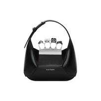 Alexander McQueen The Jewelled Hobo Mini Rankinė Juoda Moteriška Viršutinė Rankena 731136-DYTAB-1000 Basic Set (Bag+Dust Bag)