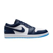 Air Jordan 1 Low Midnight Navy University Blue Vyriški sportbačiai Balti 553558404 47.5