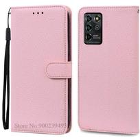 V30 Vita dėklas ZTE Blade V30 Vita dėklui Piniginė Odinis atverčiamas dėklas ZTE Blade V30 Vita galiniam dangteliui Telefonas Coque Fundas ZTE Blade V30 Vita rožinė