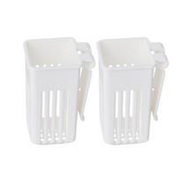 2 vnt. Vandens augalų stovai Žuvų akvariumo gėlių vazonas Plastikinis akvariumo pakabukas Dekoracijos Hidroponinių augalų krepšeliai Žuvų akvariumo priedas 2pcs