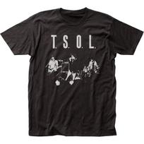 T.S.O.L. EP Viršelis Vyriški Marškinėliai Muzika Klasikinis Koncertas Roko Grupė T-shirt Nauji Juodi XL