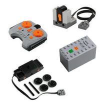 4 vnt. Technic Power Functions Baterijų dėžutė Traukinio variklis Imtuvas Nuotolinio valdymo pultas Rinkinys