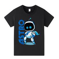 A1337 Vaikams Berniukams Mergaitėms T-shirt su Astro Boto Spaudiniu Trumpomis Rankovėmis 100cm