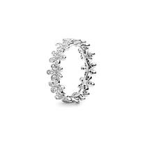 Pandora Žvilganti Ramunėlė 925 Sidabro Žiedas Moteriškas žiedas 190934CZ Box,48