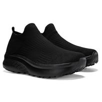 Large Size Popcorn Sole Fly-Woven Mesh Breathable Sports And Leisure Running Shoes One-Pedal Socks Men'S Shoes 36