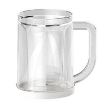 Su rankena skystas šaldytuvo šaldytas puodelis PET/PP sutirštintas dvigubos sienelės šaldiklio ledo puodeliai 20oz šalto atšaldyto gėrimo puodeliai