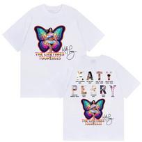 Dainininkė Katy Perry The Lifetimes Tour 2025 Prekės Marškinėliai Vyrams Moterims Laisvalaikio Per dydį Marškinėliai Mada Aukštos Kokybės Medvilniniai Marškinėliai M