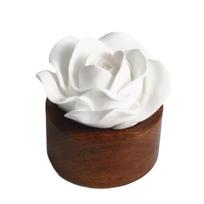 Wooden Base Flower Aromatherapy Diffuser Handmade Perfume Diffuser Stone  Women