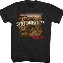 2Bhip System of A Down Toxicity Adult Black Short Sleeve T Shirt Nu Metal Graphic Tees S juoda
