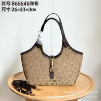 Fashion Tote Bag Women Large Capacity Single Shoulder Crossbody Advanced Sensory Communication Versatile Wine Red Black Coffee 26x23x11cm beige