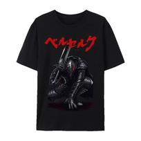 Berserk Gess & Griffith Grafiniai medvilniniai marškinėliai, Japoniškų anime unisex marškinėliai trumpomis rankovėmis su apvalia iškirpte XXXXL