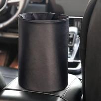 Automobilio laikymo krepšys Interjero šiukšlių konteineris atliekų organizatoriui Laikiklis Vandeniui atspari šiukšliadėžė Sulankstomi automobilių priedai juoda