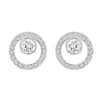 Swarovski Creativity Circle Rodžiu dengti Creativity auskarai Moteriški auskarai Balti 5201707 Box (Random Color)