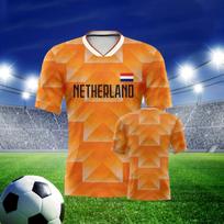 Uefa Champions Cup Jersey V-Neck Short Sleeves National Football Team Training Clothing Outdoor Sports Clothing Holiday Gifts XXS