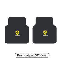 Car Floor Mats Front Rear Carpet Anti-slip Protection Pad For Ferrari 308 GT4 328 GTB GTS F355 Modena F430 458ltalia 488 Tributo
