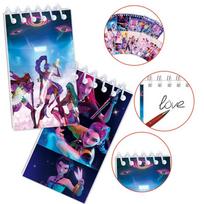 10Pcs Kpop Demon Hunters Notebook Rumi Zoey Notepads Hand Ledger Coil Book For Student Stationery Party Supplies Gift 10Pcs