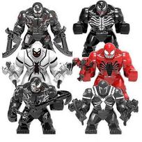vnt. Venom didelės minifigūrėlės konstravimo kaladėlės žaislų rinkinys veiksmo figūrėlės