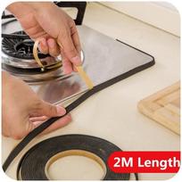 2M X 1cm lipni sandarinimo juostelė virtuvės durų langų pakeitimo viryklė juoda