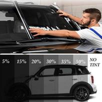 6M X50Cm Vlt juodos automobilių langų folijos tamsinimo plėvelės ritinėlis su vamzdžių paketu automobilių namų langų stiklai, apsaugantys nuo saulės, UV lipdukų plėvelės 1 Percent Clear