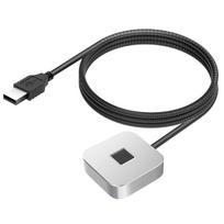 USB pirštų atspaudų skaitytuvas su 5 pėdų laidu Pirštų atspaudų skaitytuvas Windows Hello funkcijai Pirštų atspaudų skaitytuvas Windows 11/10 sidabras