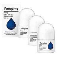 1-3X Perspirex Antiperspirant Roll-On Strong Comfort Original Control Sweat Outdoor 1PCS