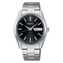 SEIKO SELECTION SBTH011 Data ir diena Juodas S Nerūdijantis plienas [Seiko laikrodis] Vyriškas laikrodis, Baterija maitinamas kvarcinis, Kalendorius, Ciferblatas, Serija,
