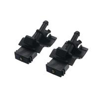 2vnt ABS plastikinis priekinio stiklo valytuvo plovimo purkštukas skirtas Toyota Corolla Altis Camry Auris Highlander 2007 2008 2009 2010 m. juoda