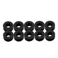 10 PCS Motorcycle Rubber Grommets Bolt Kit Motorcycles Side Cover Grommets Gasket Fairings Bolt Valve Cushion Accessories