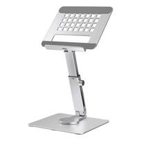 Planšetinio kompiuterio stovo stalas, reguliuojami sulankstomi laikikliai, skirti iPad Pro Air Mini 11 12.9 Macbook Samsung Xiaomi Huawei planšetinio kompiuterio laikiklio palaikymas ipad holder sidabras