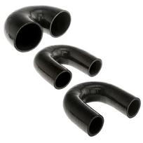 180 laipsnių alkūnės jungtis žarnos vidinis skersmuo 19mm/22mm/25mm/32mm/38mm/51mm/57mm/63mm/70mm/76mm Įsiurbimo tarpinio aušintuvo vamzdis (4 sluoksniai) Silikonas 19mm