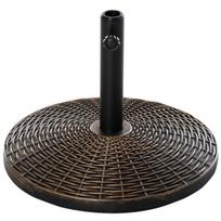Skėčių stovas 25 kg rotango išvaizdos skėčio pagrindas, Ø35/Ø38/Ø48 mm