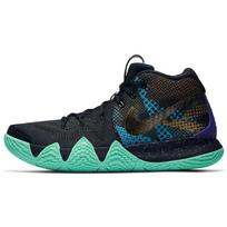 Nike Kyrie 4 EP Mamba Mentality vyriški sportbačiai, juodi, geltoni, violetiniai ir Venom. 40