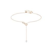 Swarovski Hyperbola kolekcija SWA Begalybė Amžina Meilė Y formos karoliai Moteriški karoliai 5521346 Box (Random Color)
