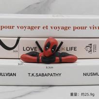 6 Stalo Dekoracija Deadpool Automobilis Namų Biuras Marvel 8cm X-MEN Juokinga Mielas Figūrėlės Modelis Žaislai