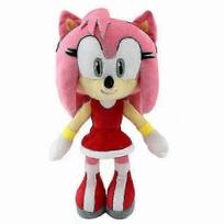 Naujas Sonic Amy Rose pliušinis žaislas lėlė 30cm