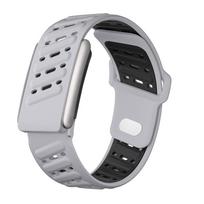Silikoninės juostelės Whoop 5.0 laikrodžio dirželiai Švelnios liesti Suderinamos su WHOOP ONE apyranke Fitneso sekikliu Whoop Life EKG dirželiai Band-NO Tracker šviesiai pilka spalva