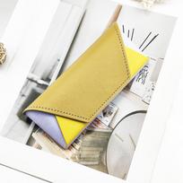 High-End Retro Artistic Large Glasses Case - Handmade, Anti-Pressure, Color Block Design for Myopia & Sunglasses ruda