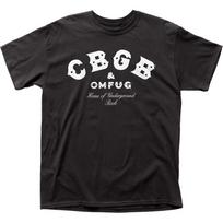 CBGB & OMFUG Klasikinis Logotipas Vyriški Marškinėliai Muzika Klasikinis Roko Grupės Marškinėlis Naujas Juodas L