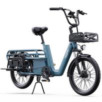Elektriniai dviračiai Onesport OT01 20  650W variklis Suaugusiųjų elektriniai krovininiai dviračiai 48V 27AH Dvigubi diskiniai stabdžiai Maksimali apkrova 180Kg Galima prijungti prie programėlės L mėlyna