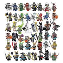 Ninjago 48 mini figūrėlių rinkinys, veiksmo figūrėlės žaislai vaikams, gimtadienio dovanos berniukams, mergaitėms ir suaugusiems kolekcionieriams