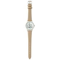 Fieldwork Analog Moomin Japanese Long Battery Comes in Special Cute Faux Leather Suitable for and Casual Size Women's Watch, Design, Movement, Life, pilka spalva