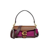 Coach Tabby Shoulder Bag 26 Colorblock Olive White Black 76105-B4PW7 Basic Set (Bag+Dust Bag)