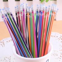 100-Color Glitter Gel Pen Refills for Kids, 0.7mm - For Doodling and Painting