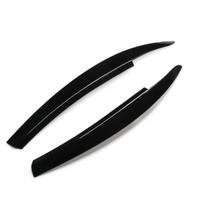 2x Priekinių žibintų antakių vokų apdailos lipdukai dangteliai VW For VOLKSWAGEN Scirocco R GTS 2008-2017 Žibintų antakių dekoras