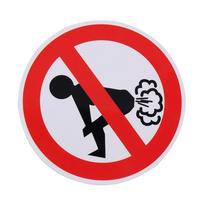 Car Sticker Funny No Farting Ass Decal Reflective Sign Decals for Car Motorbike 1