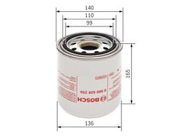 Oro džiovintuvo kasetė, suspausto oro sistema BOSCH 0 986 628 259